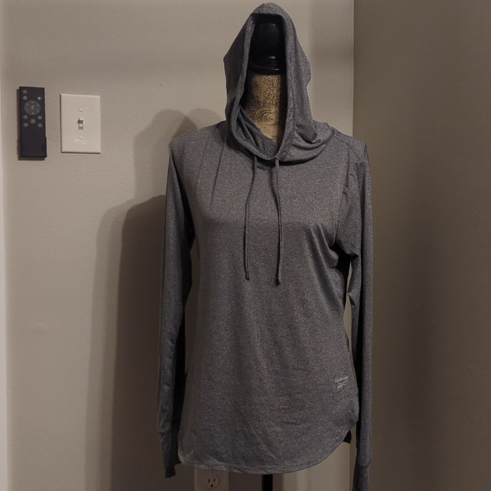 Reebok Charcoal Hoodie for Men